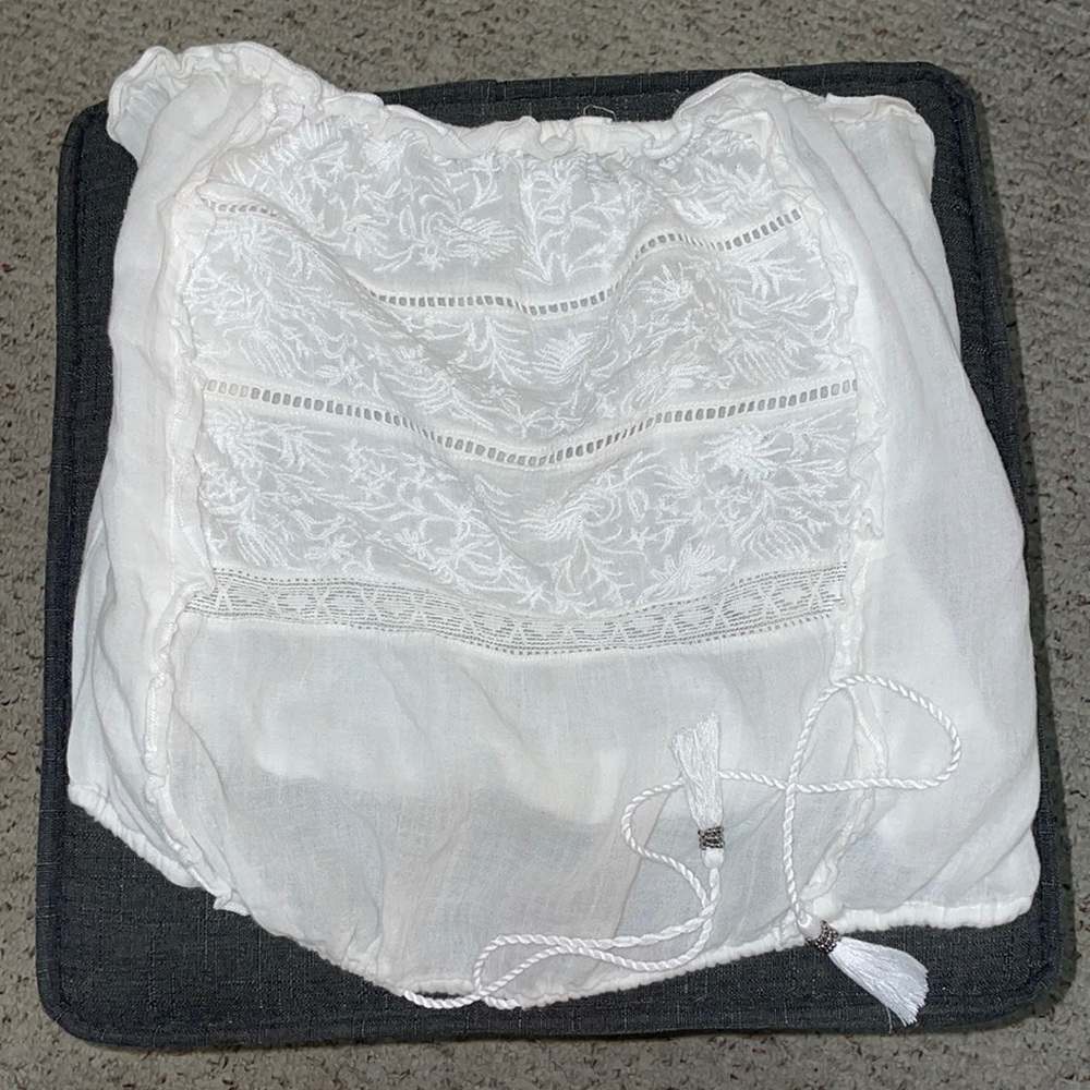 White Crop Top
